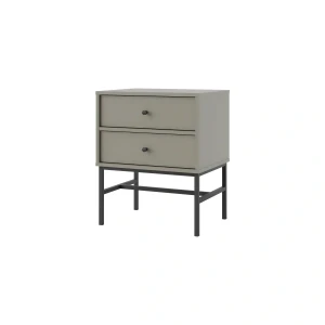 Stolik nocny z szufladami do sypialni Sakai 3 2S T801 Eukaliptus