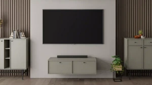 Szafka RTV wisząca  Sakai 4 2K T302 Eukaliptus