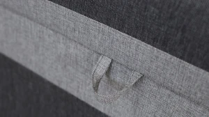 Łóżko jednoosobowe z pojemnikiem Hirek Eko 80x180 Grafitowe/Szare