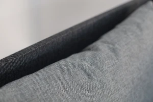 Łóżko jednoosobowe z pojemnikiem Hirek Eko 90x200 Grafitowe/Szare