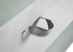 Łóżko jednoosobowe z pojemnikiem Hirek Eko 80x180 Miętowy/Szary