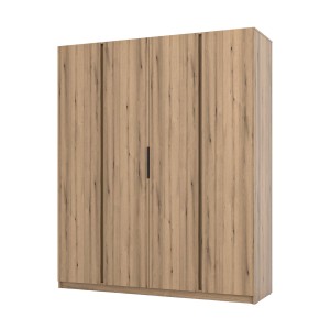 Szafa do przedpokoju i sypialni 4-drzwiowa z półkami Dravero EV/EV 4F