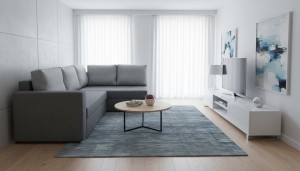 Narożnik rozkładany Bergamo Grafitowo/Szary