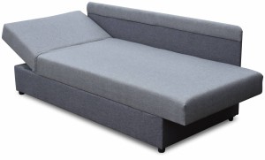 Łóżko tapicerowane z pojemnikiem 80x200 Dawid Szare