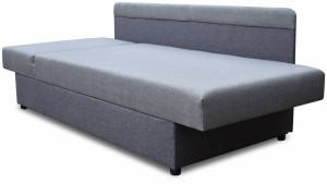 Łóżko tapicerowane z pojemnikiem 80x200 Dawid Szare