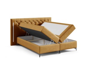 Łóżko kontynentalne Elizabeth 160x200 Zielone