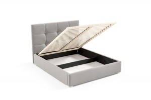 Łóżko dwuosobowe z materacem Harry 180x200 Beżowe