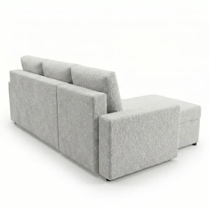 Narożnik z funkcją spania do salonu NIRVANA PLUS boucle owieczka beżowy