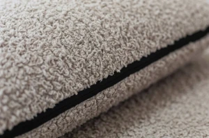 Narożnik z funkcją spania do salonu NIRVANA PLUS boucle owieczka szary