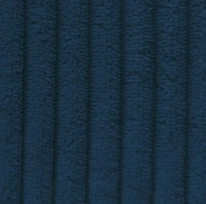 Narożnik do salonu rozkładany sofa funkcja spania NIRVANA sztruks niebieski