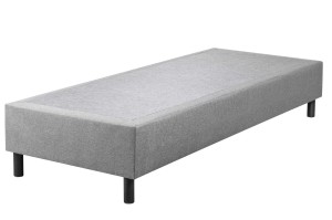 Niskie łóżko BOX 20 hotelowe z możliwością łączenia 90x200 Szare