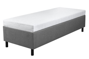 Niskie łóżko BOX 20 hotelowe z możliwością łączenia 100x200 Szare