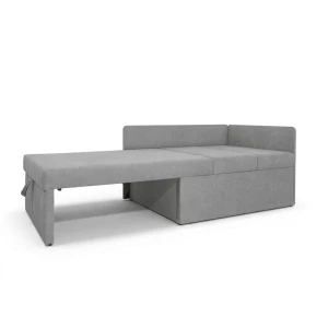 Mała sofa rozkładana narożna dla dzieci z funkcją spania Milavo Miętowa