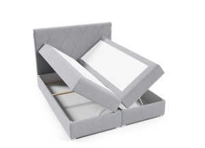 Łóżko kontynentalne 160x200 z pojemnikiem Marcos Zielone