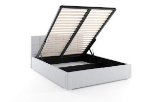 Łóżko dwuosobowe Santiago 120x200 Zielone Metalowy Stelaż