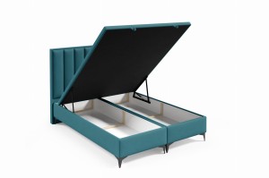 Łóżko kontynentalne z materacem Sofia 1 120x200 Beżowe