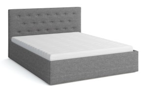 Łóżko tapicerowane 180x200 Star Szare