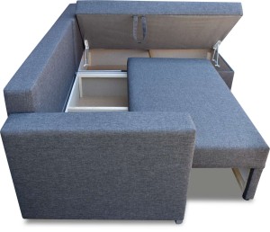 Narożnik rozkładany Bergamo Grafitowo/Szary