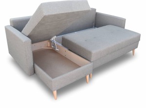 Narożnik z funkcją spania Falun Szary