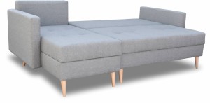 Narożnik z funkcją spania Falun Szary