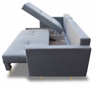 Narożnik z funkcją spania Falun Szary