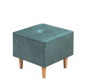 Pufa welurowa Floki Niebieska