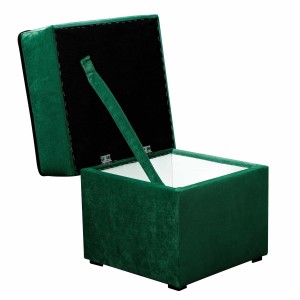 Pufa Merida ze schowkiem Ciemny Zielony