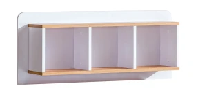 Półka wisząca 96 cm Lorento 09 Biały/Dąb Nash