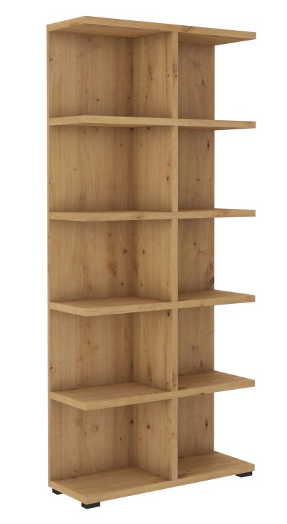 Regał otwarty wysoki 184 cm More 05 Dąb Artisan