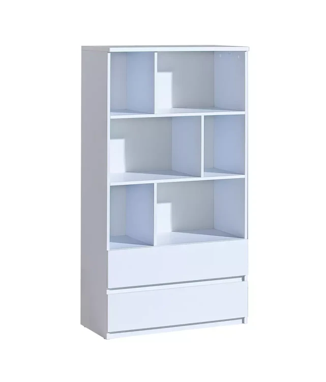 Regał 80 cm z szufladami Arca 04 Biały