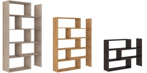 Regał regulowany 138 cm Karol 01 Dąb Artisan