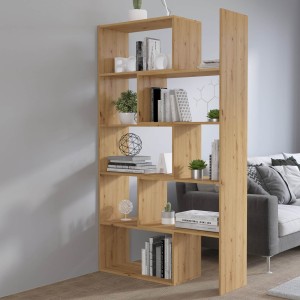 Regał regulowany 188 cm Karol 02 Dąb Sonoma