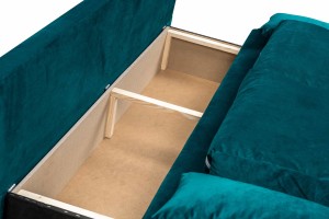 Sofa z funkcja spania Ecco DELUXE Granatowa