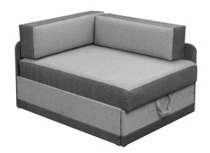 Narożnik z funkcją spania Kacper Grafit/Szary