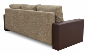 Kanapa z funkcją spania Klass Czarny/Srebrny