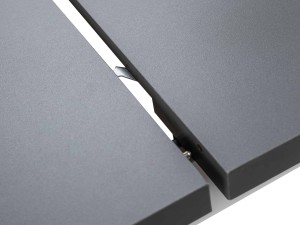 Stół rozkładany ALB1L 120/150x80 Biały/Grafit