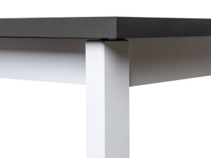 Stół rozkładany ALB1L 120/150x80 Biały/Grafit