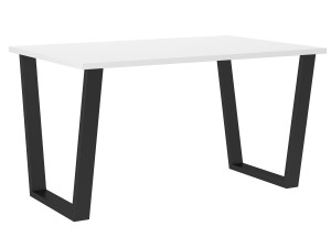 Stół loftowy Cezar 138x67 Biały