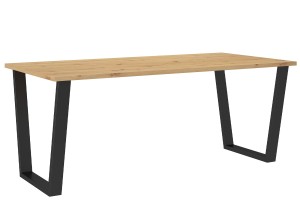 Stół loftowy Cezar 185x67 Dąb Artisan