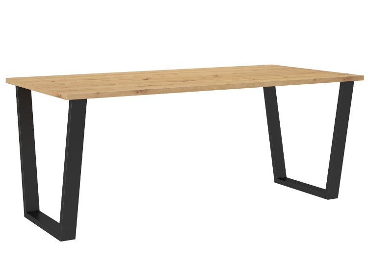 Stół loftowy Cezar 185x67 Dąb Artisan
