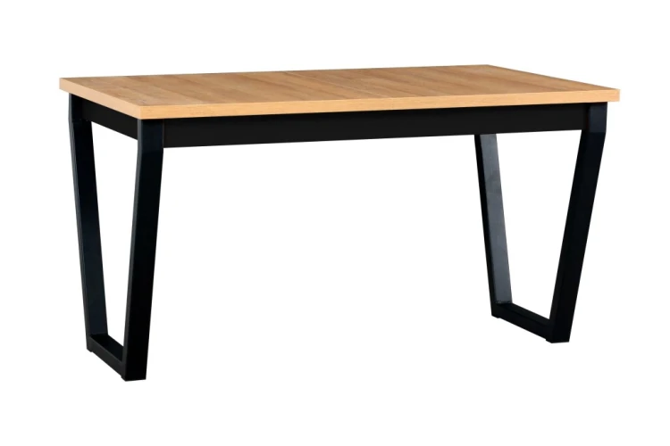 Stół rozkładany 140/180x80 IKON 2 Czarny/Dąb Artisan