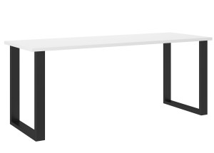 Stół loftowy Imperial 185x67 Biały