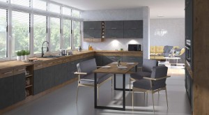 Stół loftowy Imperial 185x67 Dąb Lancelot