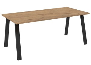 Stół loft Kleo 185x90 Dąb Lancelot