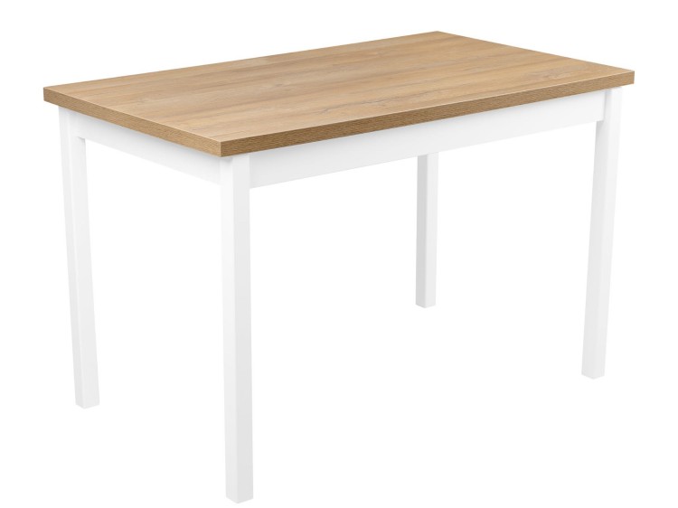 Stół drewniany MAX3L 120x70 Biały/Dąb Grandson