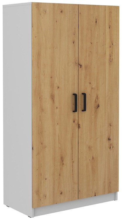 Szafa Malta 108 2D Dąb Artisan/Szary