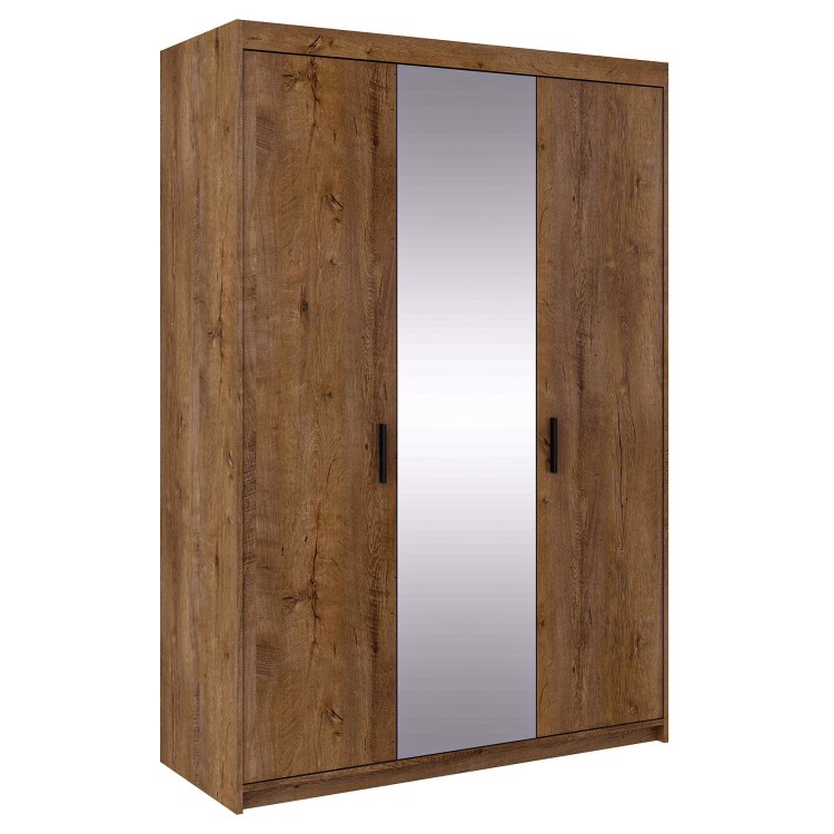 Szafa trzydrzwiowa z lustrem Elena Dąb Lefkas
