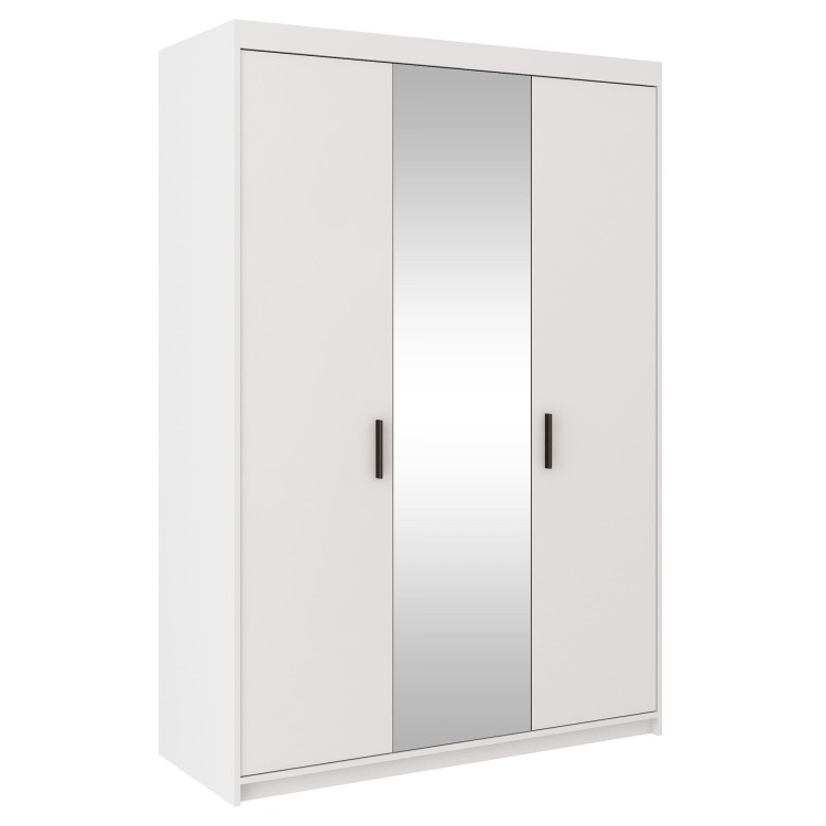 Szafa trzydrzwiowa z lustrem Elena Biała