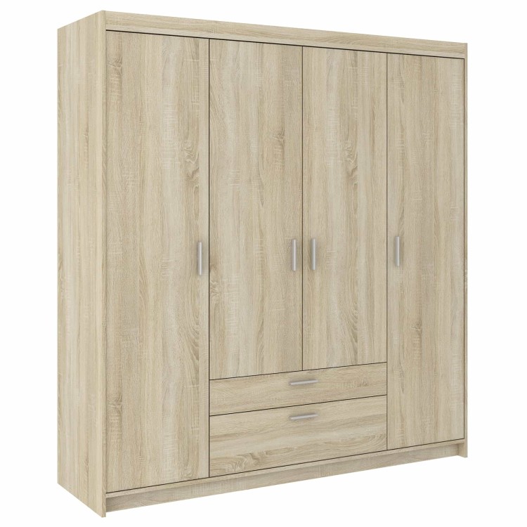 Szafa czterodrzwiowa Elena 4D SO04 Dąb Sonoma