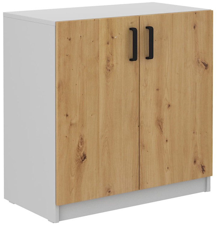 Szafka Malta 102 2F Dąb Artisan/Szary